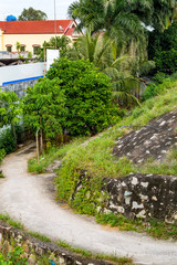 Fototapeta premium Road turning in the mountains