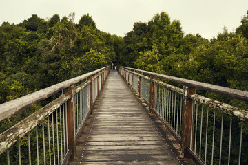 Fototapeta na wymiar Sky Walk Brücke