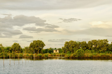 Fototapeta premium Sunset Hut