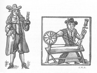 Lady Spinning  17th century. Date: circa 1665