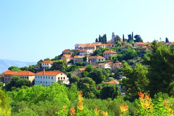 Vrisnik village, Island Hvar, Croatia