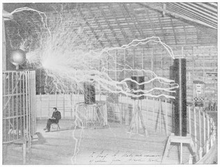 Science - Tesla 1899. Date: 1899-1900