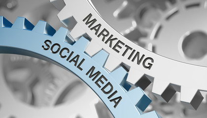 Marketing Social Media / Zahnrad