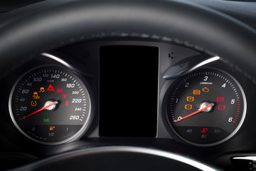  car interior dashboard details