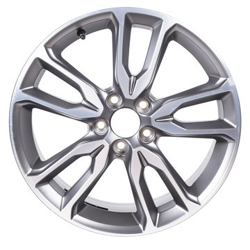 Car Wheel On White Background