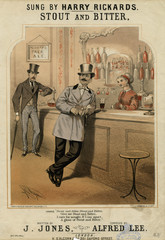 Two Gents Drinking - circa 1860. Date: circa 1860