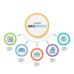 Infographics design marketing icons for Business
