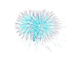 Obraz premium Fireworks display celebrating the New Year