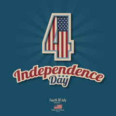 Independence day poster and banner design.Happy freedom day for american.Vector illustration eps10.