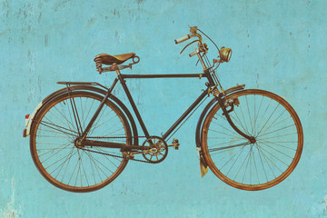 Fototapeta na wymiar Retro styled image of a vintage bicycle