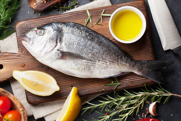 Raw fish cooking ingredients