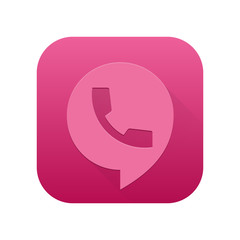 Naklejka premium Matte Long Shadow App-Icon