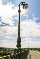Laterns along a Canal Bridge