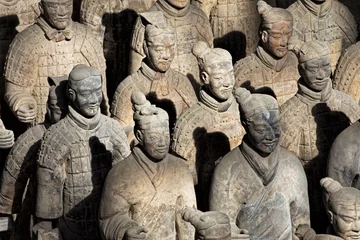 Poster World famous Terracotta Army located in Xian China © David Davis