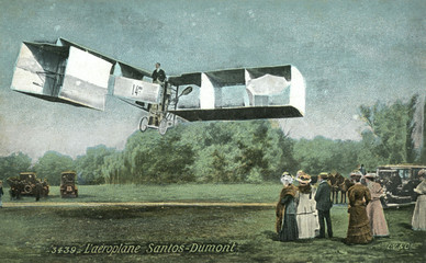 Santos-Dumont Biplane. Date: 1906