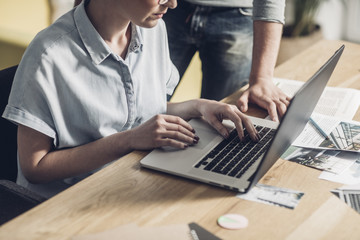Young Designers Working in Office