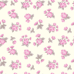 Floral seamless pattern. Flower background. Texture with flowers