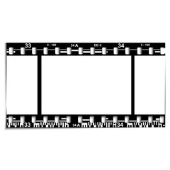 film, movie, photo, filmstrip set of film frame, vector illustration