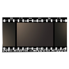 Fototapeta premium film, movie, photo, filmstrip set of film frame, vector illustration