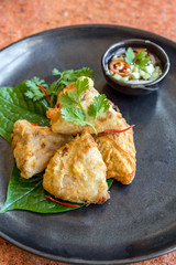 Fried taro