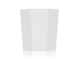 Naklejka premium Octagonal box for your design and logo.