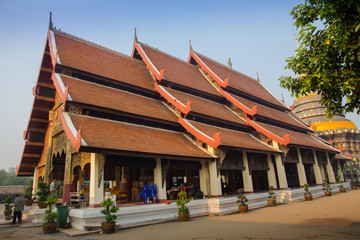 Wat Phra That Lampang Luang. Lanna architecture style temple, Lampang province Thailand