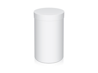 Round box for your design and logo