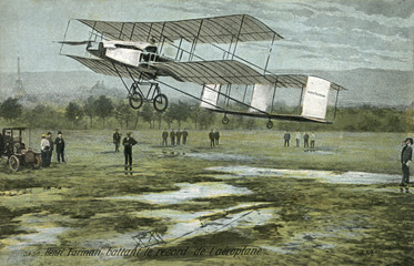 Farman Biplane Record. Date: 3527
