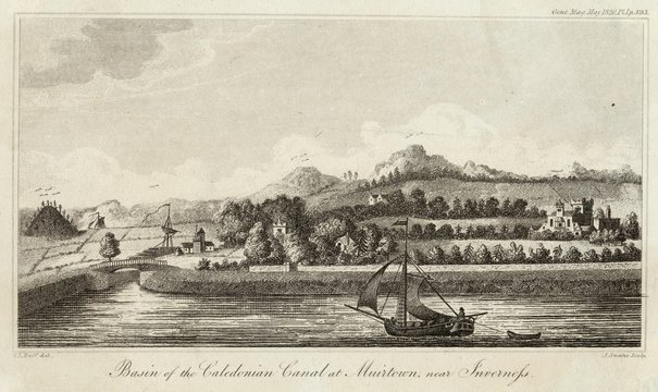 Caledonian Canal - 1820. Date: 1820