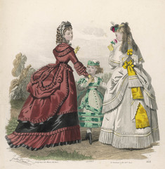 Costume May 1869. Date: 1869