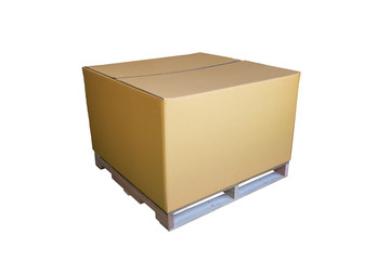 Box on white background