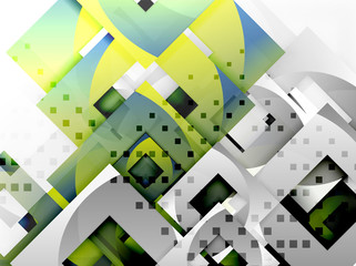 Vector square template background