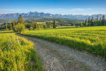 Tatra mountains landscape