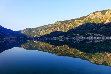 Fototapeta na wymiar Kotor Bay in Montenegro, Europe