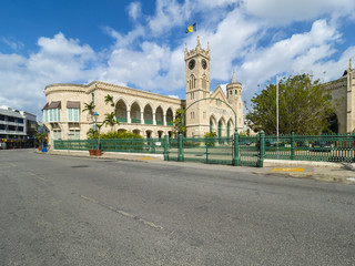 Obraz premium Parlamentsgebäude von Barbados, Bridgetown, Barbados, kleine Antillen, Mittelamerika, Karibik