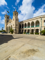 Fototapeta na wymiar Parlamentsgebäude von Barbados, Bridgetown, Barbados, kleine Antillen, Mittelamerika, Karibik