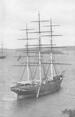 Cutty Sark' at Sydney. Date: circa 1880