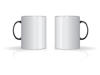 White cup Ready for your design picture Mock up