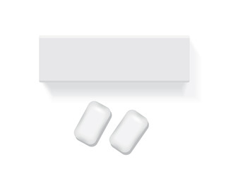 Chewing gum for your design and logo. 