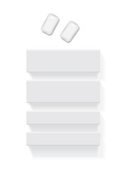 Obraz premium Chewing gum for your design and logo.