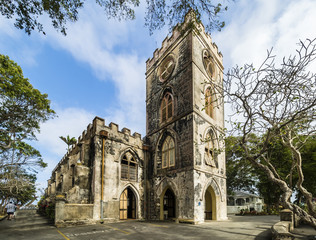 Fototapeta na wymiar St Johns Kirche, Saint John, Barbados, kleine Antillen, Mittelamerika, Karibik