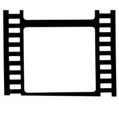 film, movie, photo, filmstrip set of film frame, vector illustration