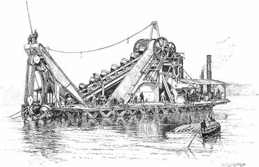 Panama Dredger 2 1889. Date: 1889