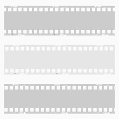 Obraz premium film, movie, photo, filmstrip set of film frame, vector illustration