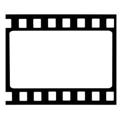 film, movie, photo, filmstrip set of film frame, vector illustration