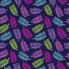 Tropical summer palm tree jungle leaf pattern