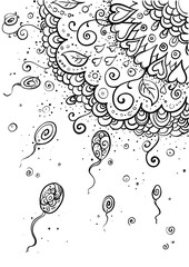 яйцеклетка, сперматозоид,
любовь, оплодотворение