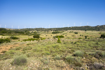 Obraz premium Around the village of Pina de Montalgrao in Castellon