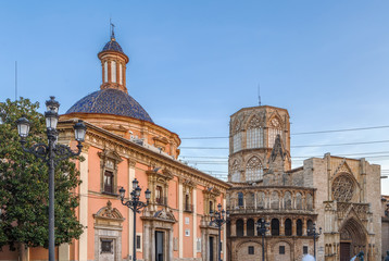 Virgen square, Valencia, Spain