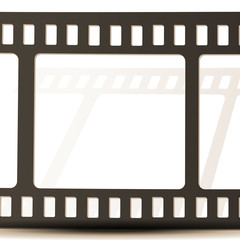 film, movie, photo, filmstrip set of film frame, vector illustration